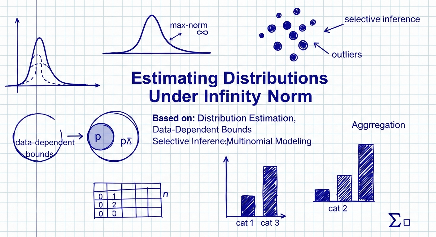 אמידת התפלגות תחת נורמת האינסוף